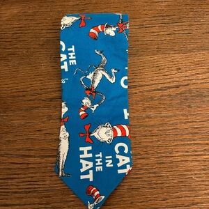 DR SEUSS CAT IN THE HAT COTTON BLEND TIE